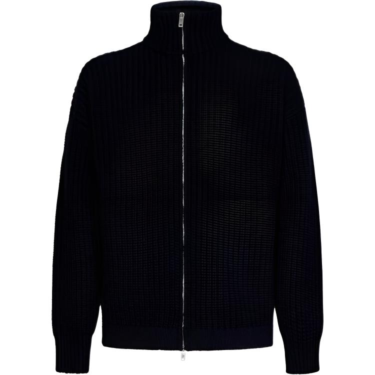 Emporio Armani FW23 Zip-Up Stand Collar Jacket 6R1BZ1-1M6PZ-09L1