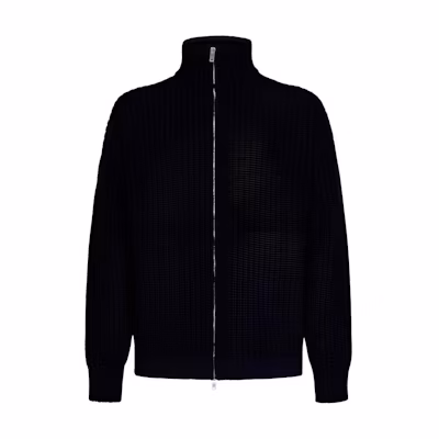 Emporio Armani FW23 Zip-Up Stand Collar Jacket 6R1BZ1-1M6PZ-09L1