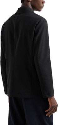 EMPORIO ARMANI FW24 黑色單排扣皺褶長袖西裝外套 6D1GA2-1NSCZ-0999 Purchase EMPORIO ARMANI FW24 黑色單排扣皺褶長袖西裝外套 6D1GA2-1NSCZ-0999