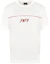 Buy EMPORIO ARMANI FW24 White Crewneck Embroidered Pattern T-Shirt. EM000131-AF10761-U0003