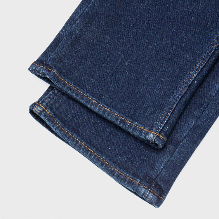 EMPORIO ARMANI FW24 Logo Patch Mid-Waist Straight Fit Jeans Men Blue 6D1J75-1D87Z-0942 圖 7