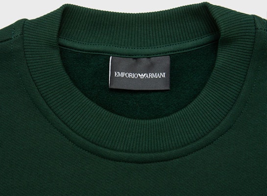 EMPORIO ARMANI FW24 綠色標誌印花長袖圓領衛衣。 6D1M95-1JTAZ-0565 Purchase EMPORIO ARMANI FW24 綠色標誌印花長袖圓領衛衣。 6D1M95-1JTAZ-0565
