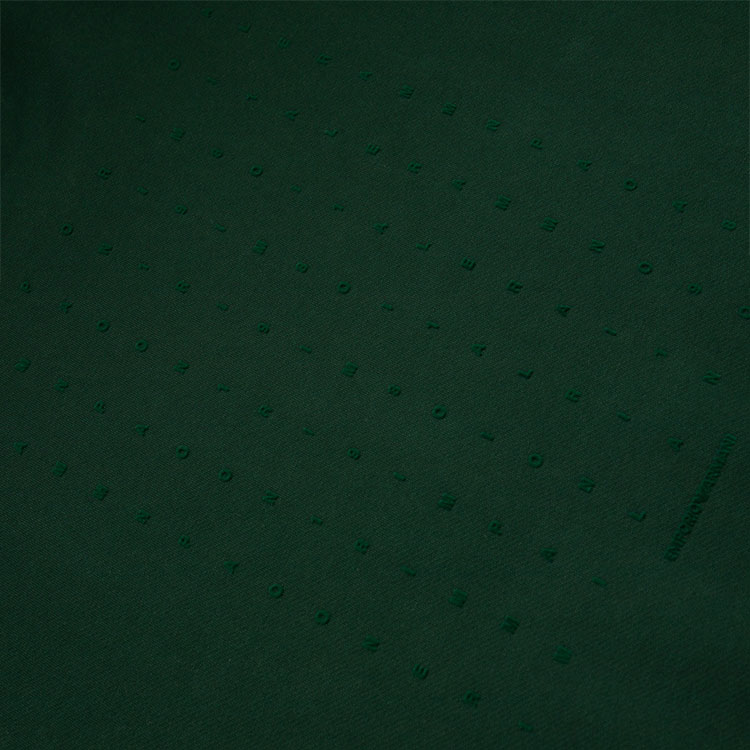 Details for EMPORIO ARMANI FW24 綠色標誌印花長袖圓領衛衣。 6D1M95-1JTAZ-0565