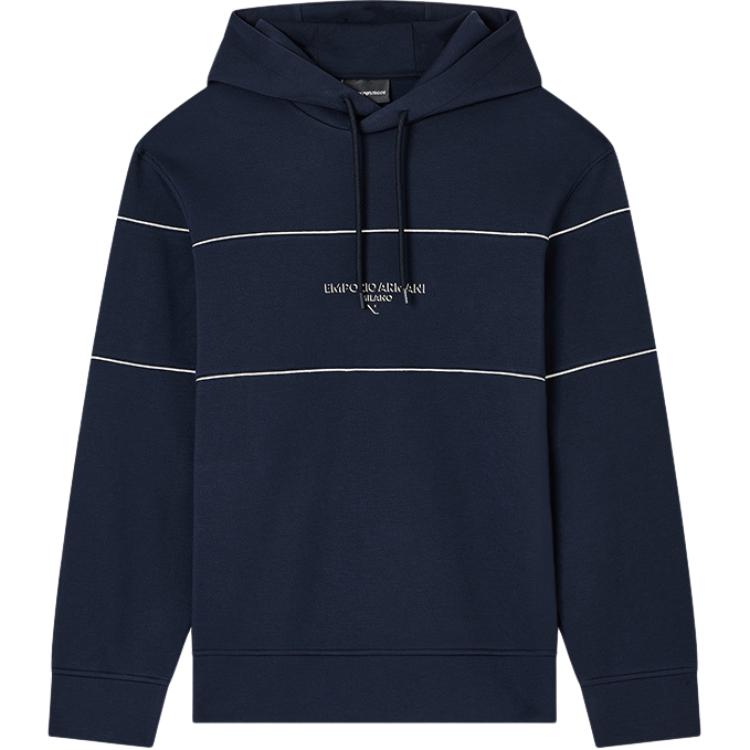 EMPORIO ARMANI FW25 Modal Hoodie Printed Sweatshirt for Men. EM002885-AF17545-UB118 圖 2