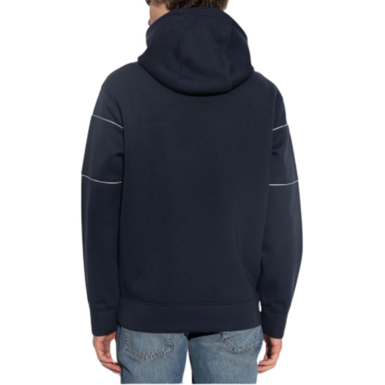 EMPORIO ARMANI FW25 Modal Hoodie Printed Sweatshirt for Men. EM002885-AF17545-UB118 圖 4
