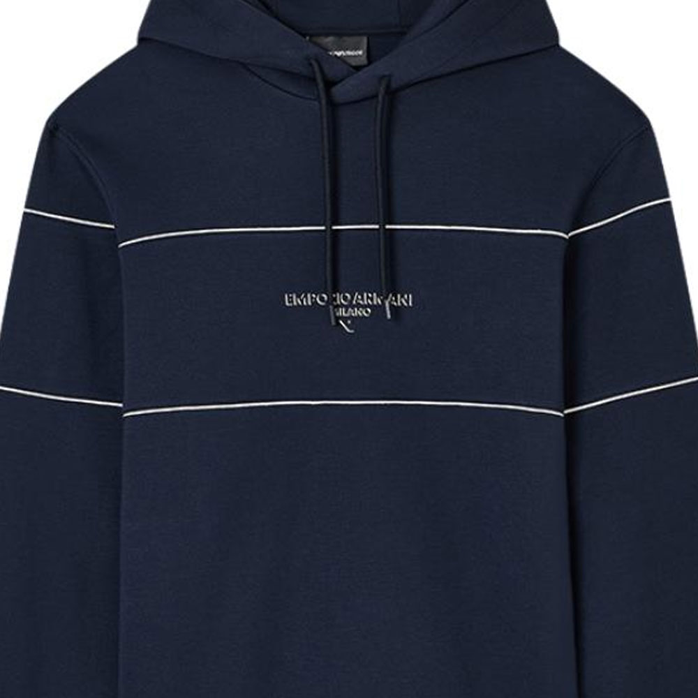 EMPORIO ARMANI FW25 Modal Hoodie Printed Sweatshirt for Men. EM002885-AF17545-UB118 圖 6
