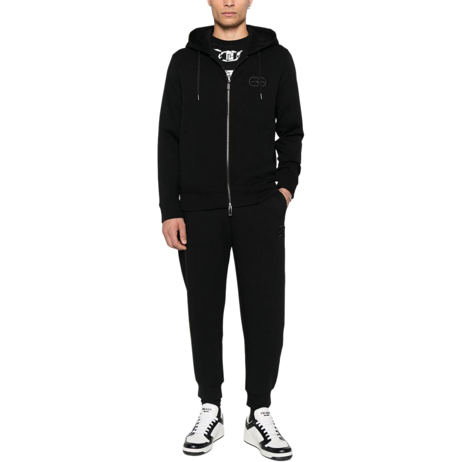 EMPORIO ARMANI FW25 Solid Logo Jogger Pants for Men 8N1PT0-1JHSZ-UC001 圖 3