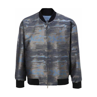 Emporio Armani Gradient Effect Zip-Up Casual Jacket Men’s Multicolor 51R510-51451-713