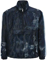 Emporio Armani Gradient High Neck Half-Zip Sweatshirt Blue 51R530-51446-010 Emporio Armani Gradient High Neck Half-Zip Sweatshirt Blue 51R530-51446-010
