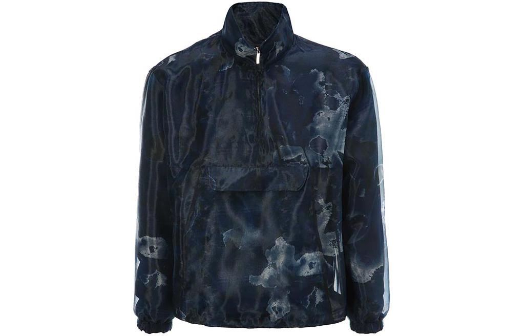 Emporio Armani Gradient High Neck Half-Zip Sweatshirt  Blue 51R530-51446-010 圖 2