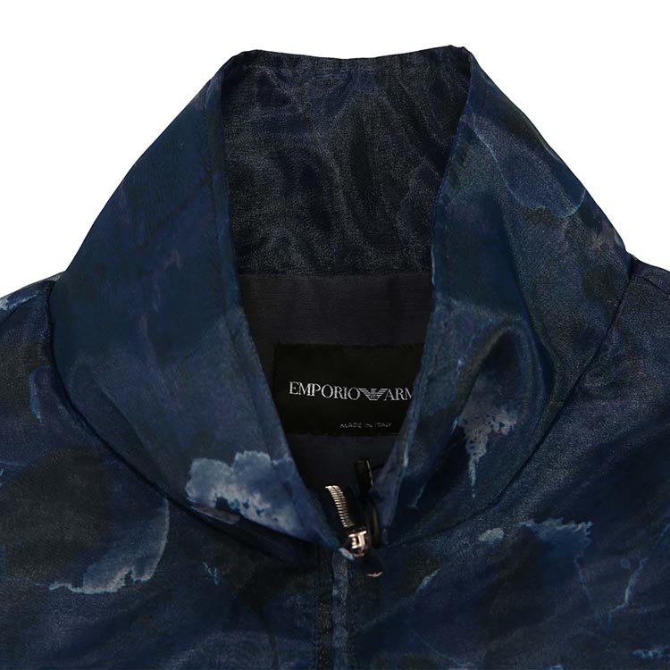 Emporio Armani Gradient High Neck Half-Zip Sweatshirt  Blue 51R530-51446-010 圖 4