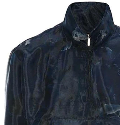Emporio Armani Gradient High Neck Half-Zip Sweatshirt Blue 51R530-51446-010 Details for Emporio Armani Gradient High Neck Half-Zip Sweatshirt Blue 51R530-51446-010