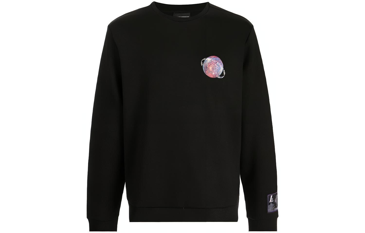 Emporio Armani Graphic Print Crewneck Sweatshirt - Black 6K1M8R-1JK9Z-0999