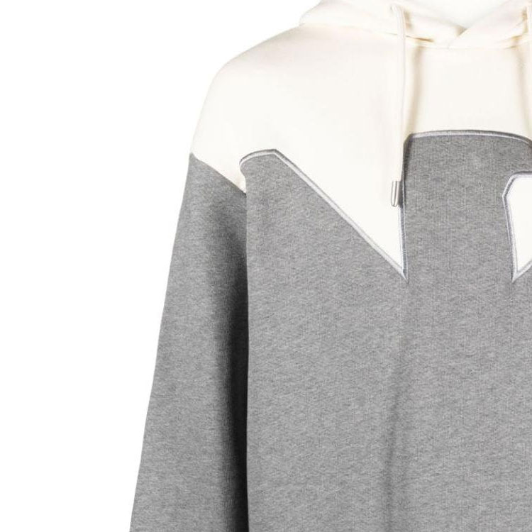 Emporio Armani Gray Colorblock Hoodie with Pockets and Long Sleeves 6R1MFW-1JFGZ-06A8 圖 7
