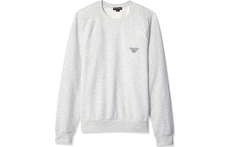 Emporio Armani Gray Logo Crewneck Sweatshirt 111062-9P575-00048