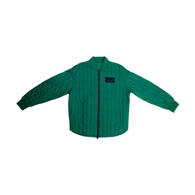 Emporio Armani Green Solid Zip-Up Bomber Jacket 6RZB11-ZNUQZ-1885