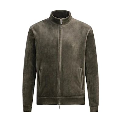 Emporio Armani Green Zipper Stand Collar Casual Jacket FW23 6R1B7P-1JA8Z-0599