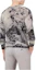 Shop Sudadera Emporio Armani Gris de Cachemir con Estampado Digital. 6K1MY51MF5Z1F907