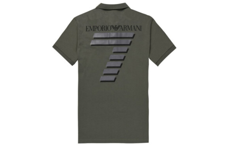 EMPORIO ARMANI Grey EA7 Logo Polo Shirt 3GPF08-PJP6Z-1962