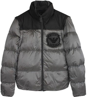 Emporio Armani Jaket Puff Kelabu Musim Sejuk Slim-Fit Santai 6G1BP8-1NINZ-0657 Order Emporio Armani Jaket Puff Kelabu Musim Sejuk Slim-Fit Santai 6G1BP8-1NINZ-0657