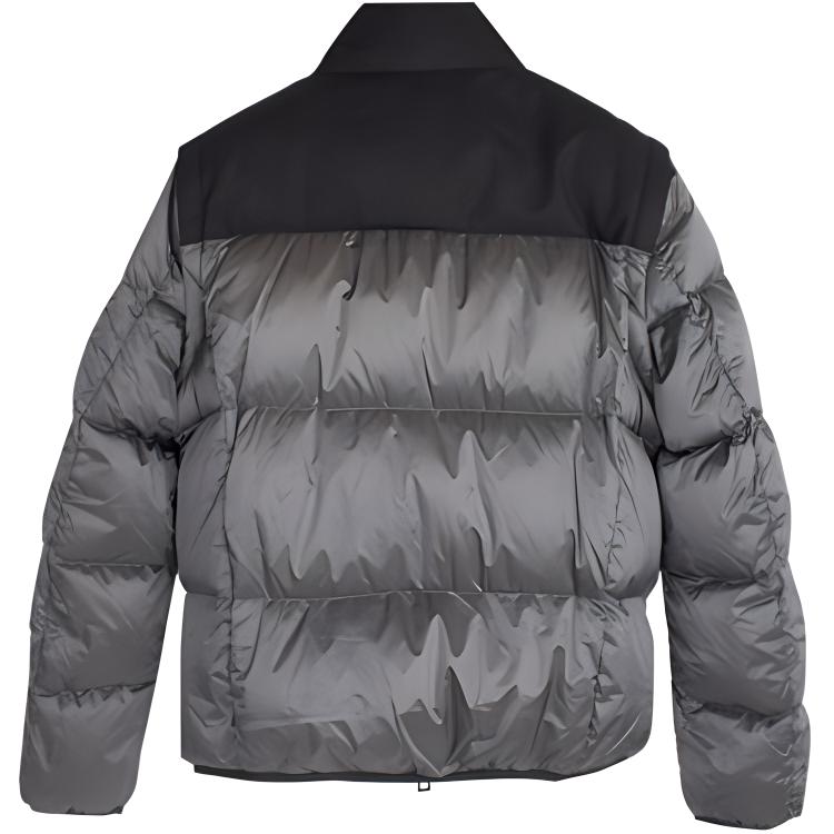 Lookbook Emporio Armani Jaket Puff Kelabu Musim Sejuk Slim-Fit Santai 6G1BP8-1NINZ-0657