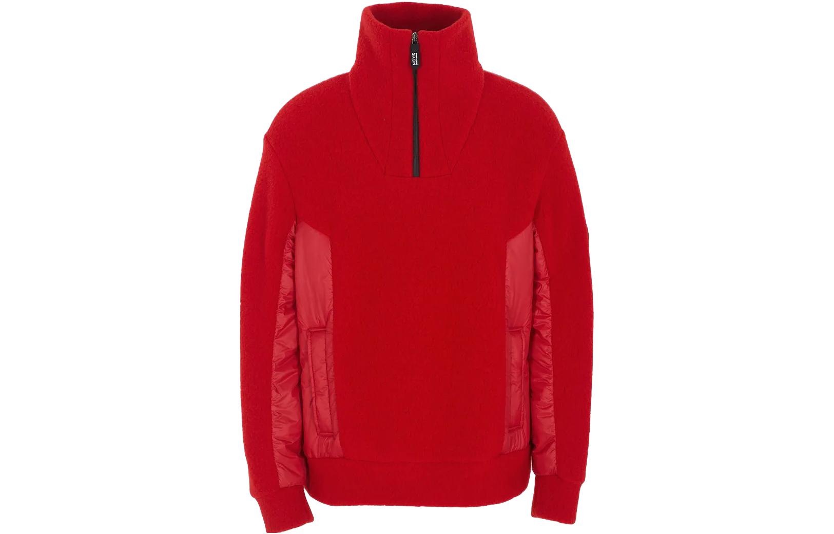 Emporio Armani Half-Zip High Neck Patchwork Long-Sleeve Sweatshirt 6RSM80-SJVEZ-1PZA5