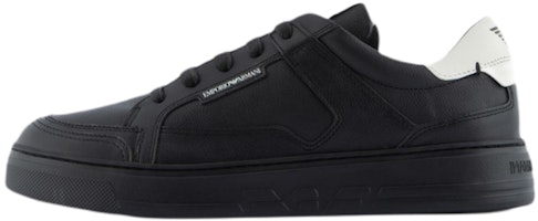Emporio Armani Hammered Low Top 'Black Fashion' X4X568XN162K599 Emporio Armani Hammered Low Top 'Black Fashion' X4X568XN162K599