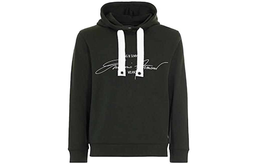 Emporio Armani Handwritten Logo Hoodie Deep Green () 3G1ML1-JHUZ-F529