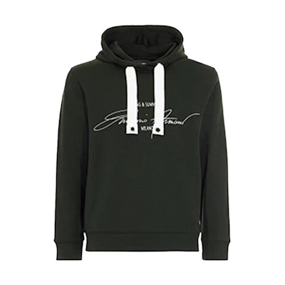 Emporio Armani Handwritten Logo Hoodie Deep Green () 3G1ML1-JHUZ-F529