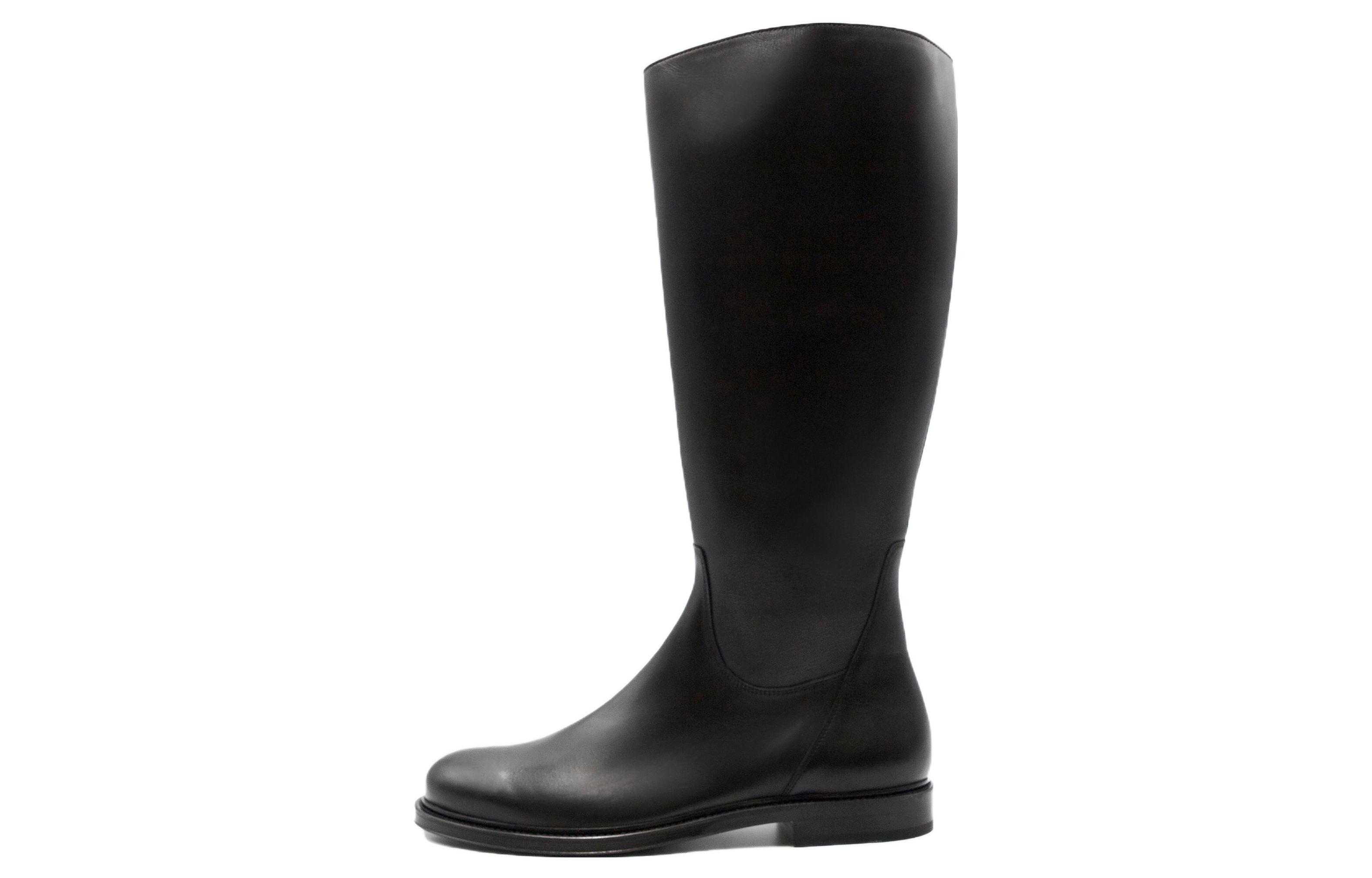 Emporio Armani High-Top Leather Boots 'Black' X2N001XF691100002