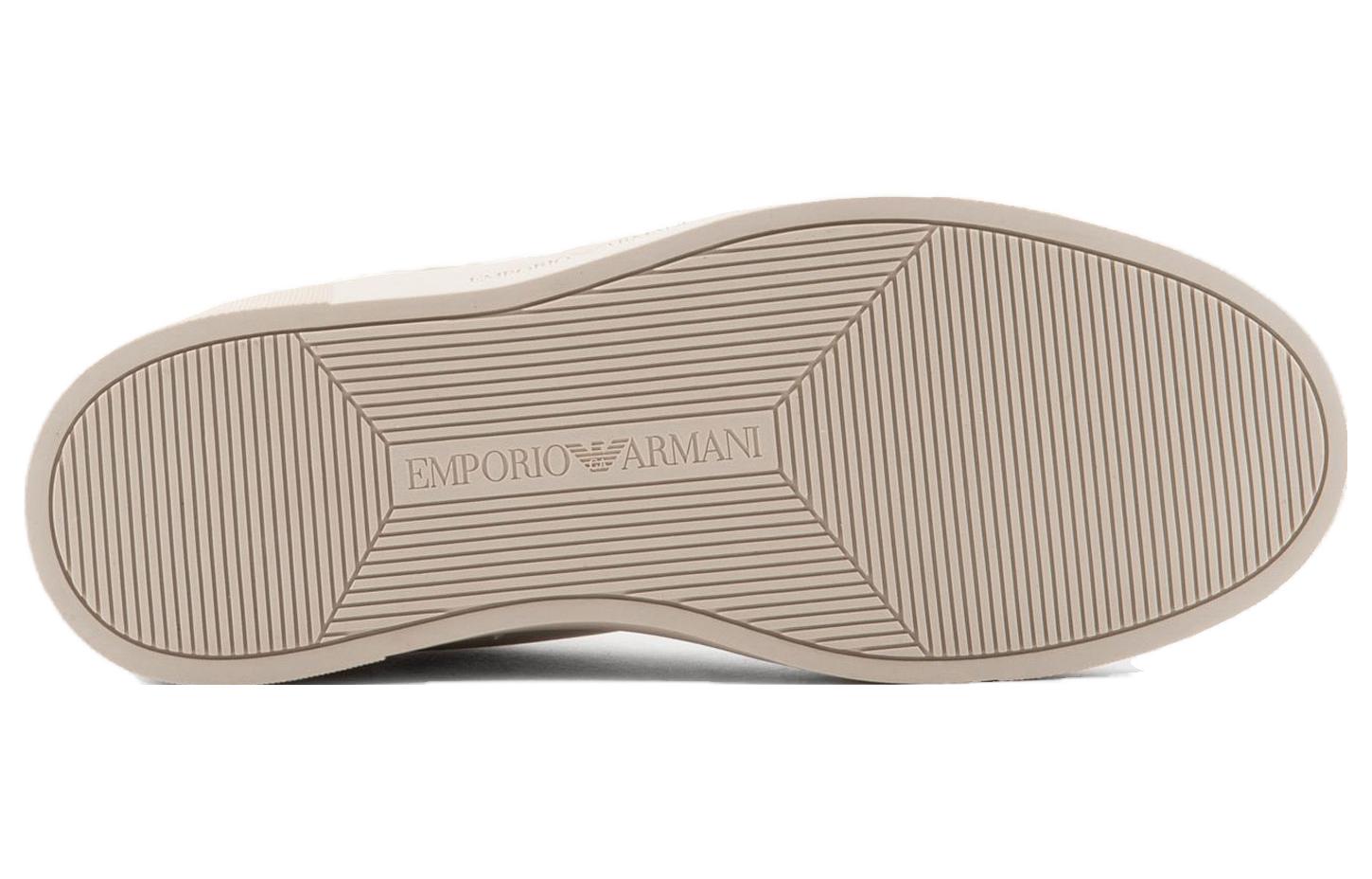 Emporio Armani High-Top Sneakers 'White' 圖 5