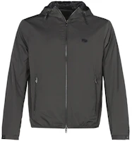 Emporio Armani Hooded Glossy Jacket Dark Green 8N1BQ0-1NZQZ-0558 Emporio Armani Hooded Glossy Jacket Dark Green 8N1BQ0-1NZQZ-0558