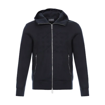 Emporio Armani Hooded Jacket in Midnight Blue 6Z1BR3-1JTTZ-0920