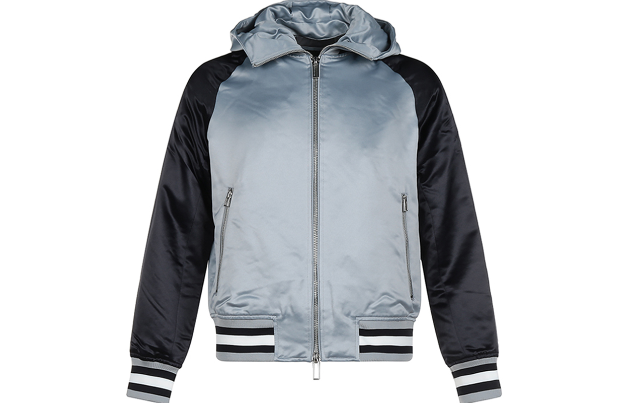 EMPORIO ARMANI Hoodie Jacket with Back Logo Print 6H1BE9-1NYCZ-F625