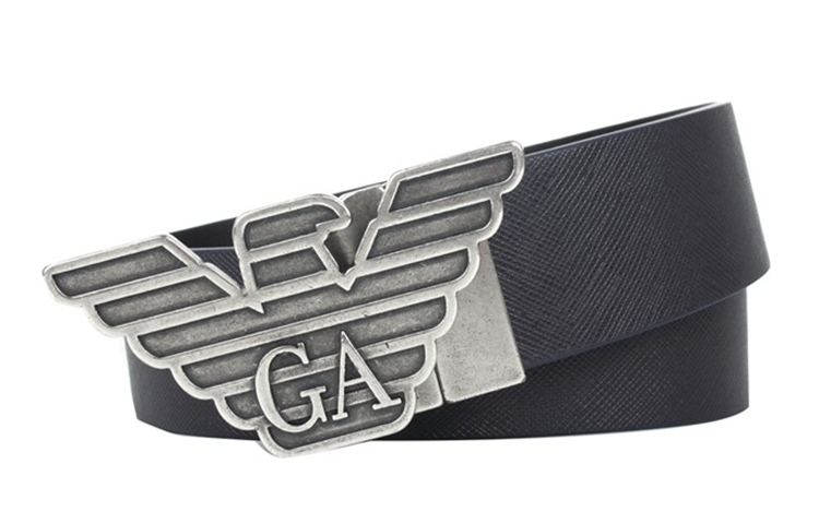 Order 阿玛尼男士可更换扣头皮带 深蓝色 Y4S270YLP4X-88017