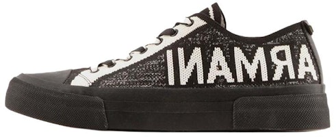 Emporio Armani Jacquard Logo Low-Top Sneakers Black X4X618XN779N814 Emporio Armani Jacquard Logo Low-Top Sneakers Black X4X618XN779N814