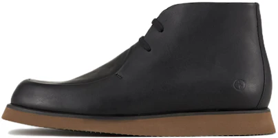 Emporio Armani Leather Ankle Boot 'Black Drawstring Round Toe' X2M344XF642100002 Emporio Armani Leather Ankle Boot 'Black Drawstring Round Toe' X2M344XF642100002