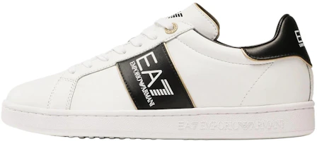 Emporio Armani Leather Casual Low-Top Sneakers Men White/Black. X8X102XK346Q678 Emporio Armani Leather Casual Low-Top Sneakers Men White/Black. X8X102XK346Q678
