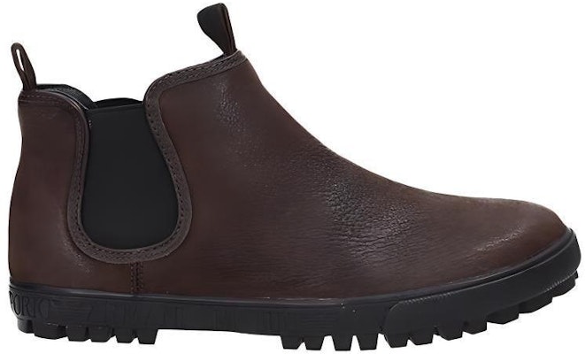 Emporio Armani Leather Chelsea Boots 'Brown' X4Z009XC44200003 Order Emporio Armani Leather Chelsea Boots 'Brown' X4Z009XC44200003