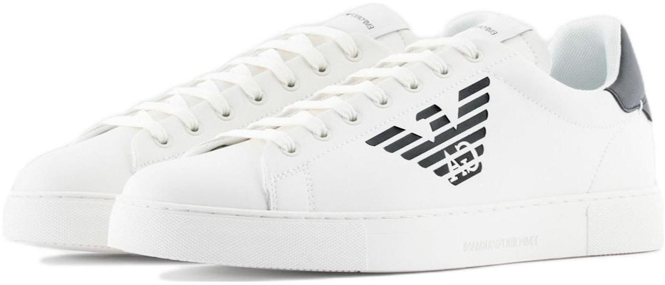 Emporio Armani Leather Eagle Print Lace-Up 'Black and White' X4X554XF663100230 Order Emporio Armani Leather Eagle Print Lace-Up 'Black and White' X4X554XF663100230