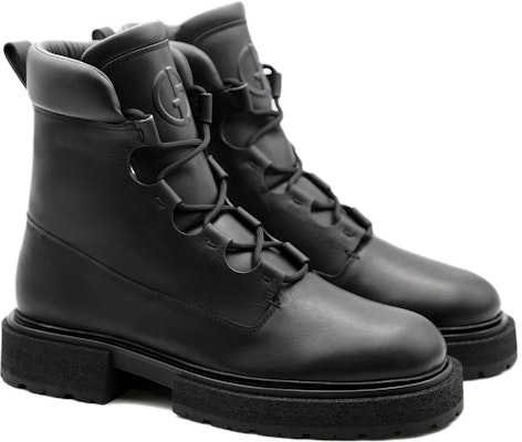 Botas de Cuero con Cordones Emporio Armani 'Moda Negra'. X2M346XN7111K001 Order Botas de Cuero con Cordones Emporio Armani 'Moda Negra'. X2M346XN7111K001