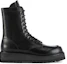 Order Emporio Armani 黑色皮革系带靴 X4N012XF590100002