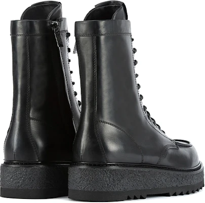 Emporio Armani 黑色皮革系带靴 X4N012XF590100002 Purchase Emporio Armani 黑色皮革系带靴 X4N012XF590100002