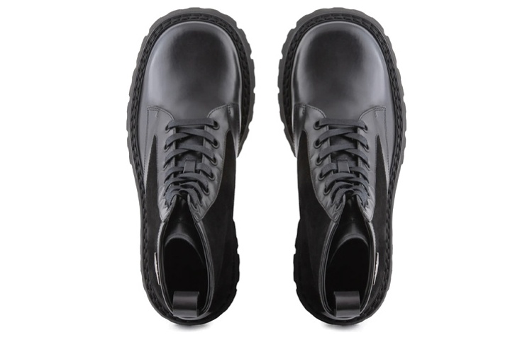 Shop Emporio Armani Boot Kulit Tali Pria 'Black Fashion' X4M383XN6301K001