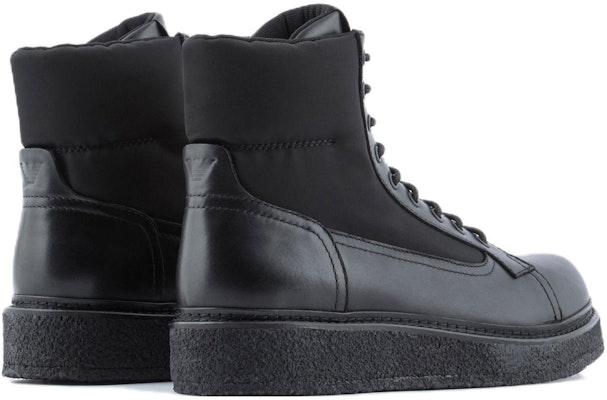 엠포리오 아르마니 블랙 가죽 앵클부츠 (Emporio Armani Black Leather Ankle Boots) X4M376XN6071K001 Purchase 엠포리오 아르마니 블랙 가죽 앵클부츠 (Emporio Armani Black Leather Ankle Boots) X4M376XN6071K001