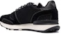 Emporio Armani Sneaker Kulit Logo Cetak Talipinggang 'Hitam' X4X289XM499Q428