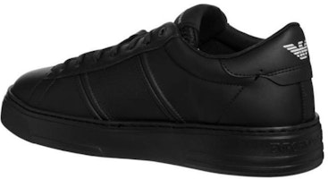 Emporio Armani Kulit Low-Top 'Hitam' X4X570XN840K001 Shop Emporio Armani Kulit Low-Top 'Hitam' X4X570XN840K001