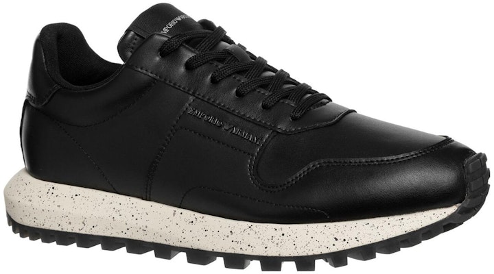 엠포리오 아르마니 블랙 레더 로우탑 스니커즈 X4X639XD38200002 Order 엠포리오 아르마니 블랙 레더 로우탑 스니커즈 X4X639XD38200002