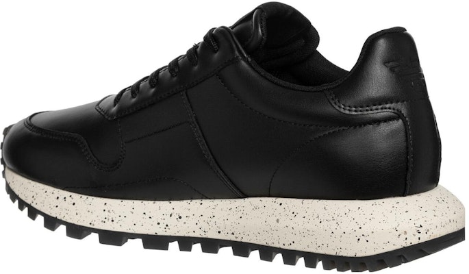 엠포리오 아르마니 블랙 레더 로우탑 스니커즈 X4X639XD38200002 Lookbook 엠포리오 아르마니 블랙 레더 로우탑 스니커즈 X4X639XD38200002