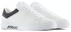 Lookbook Emporio Armani Kulit Low-Top 'Hitam dan Putih' XUX145XV598K488